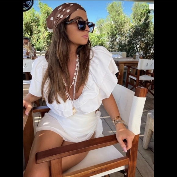 NWT Zara large ruffle swimsuit 🩱 - Picture 8 of 9